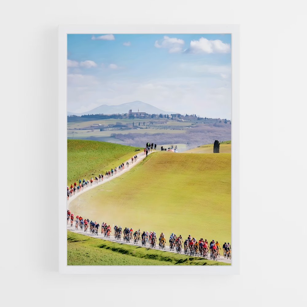 Poster Strade bianche – affiche Cyclisme (vue 3)